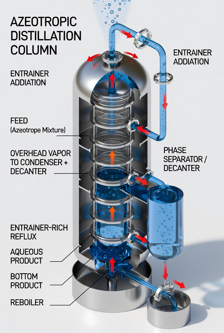 Azeotropic Distillation Column