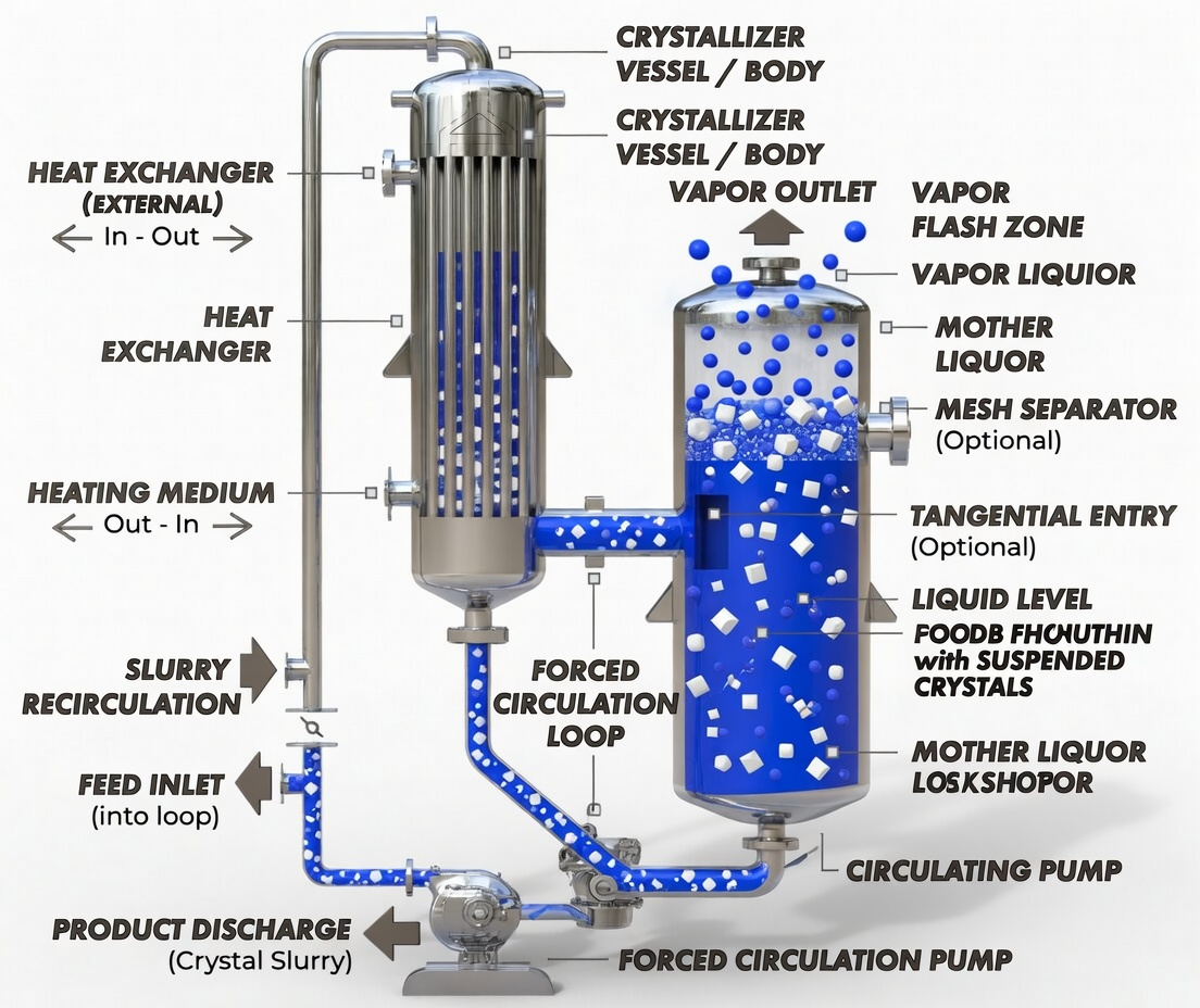 Crystallizer Evaporator
