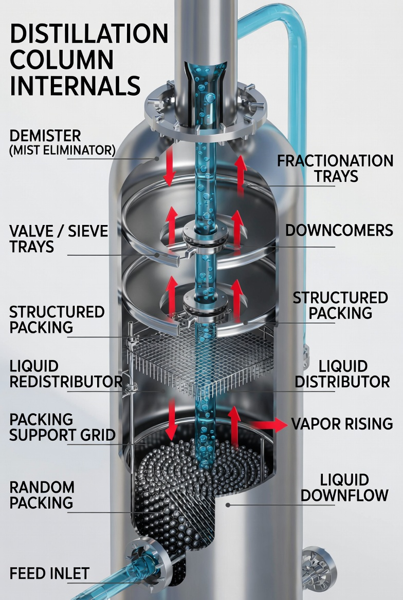 Distillation Column Internals
