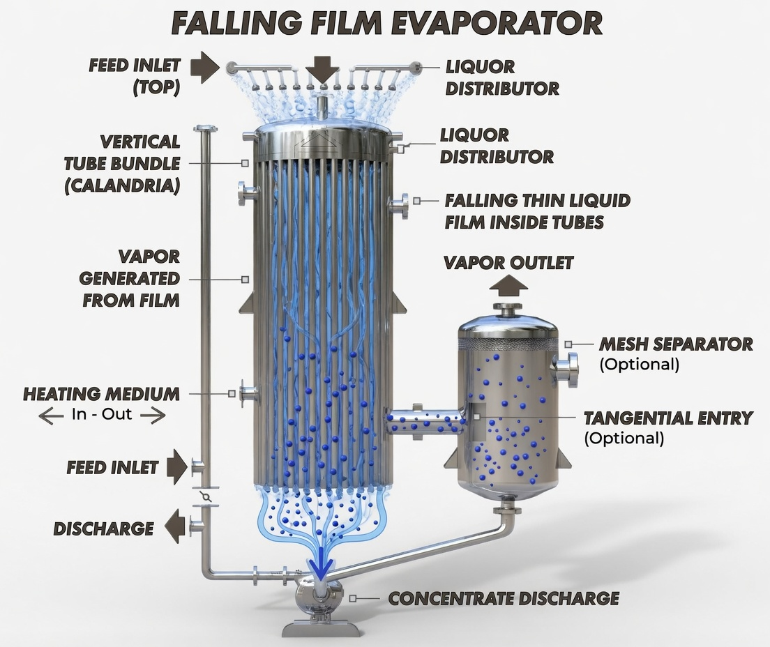 Falling Film Evaporators