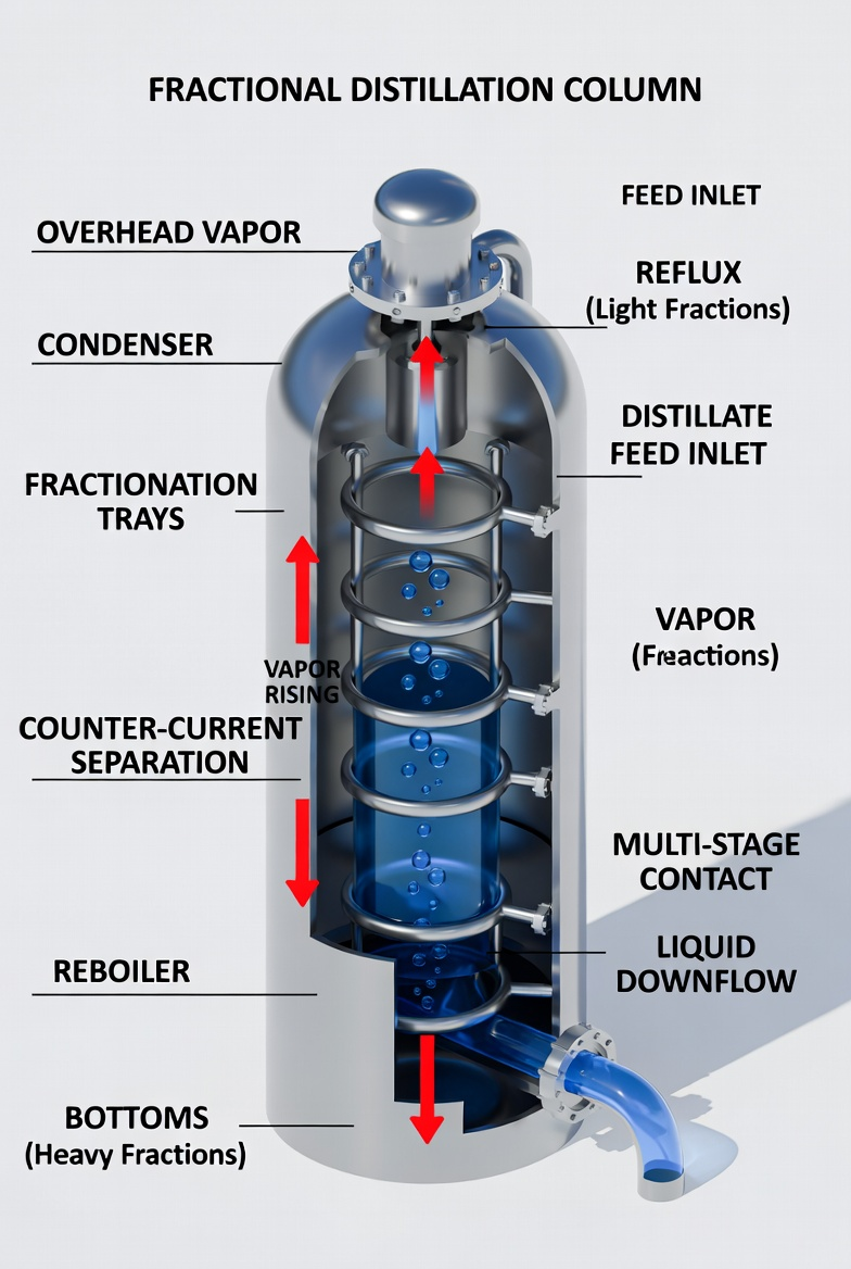 Fractional Distillation Columns