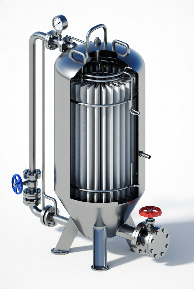 Vertical Pressure Leaf Filter